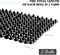 2 Yards Sew Stitch on Spike for Crafts Stud Cone Spikes Cone Studs Rivets DIY Flatback Punk Trim Bead for Clothing, Wedding, Performance, Arts and Crafts Decoration (Black)
